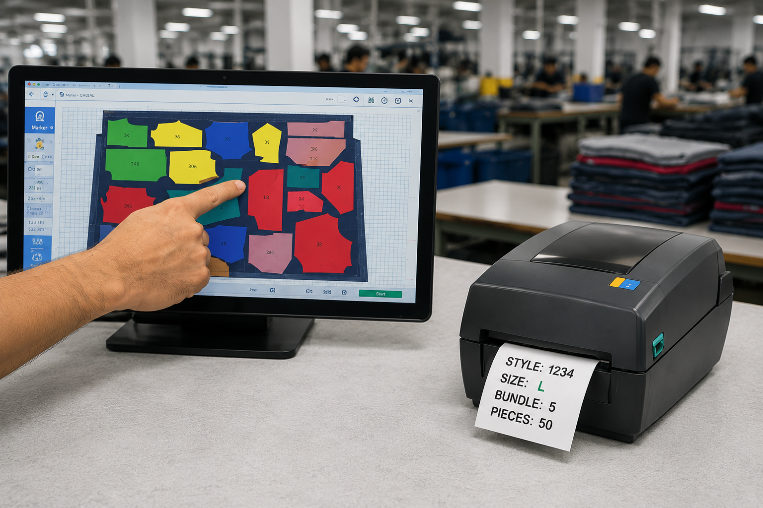 Digital Selection & Printed Label